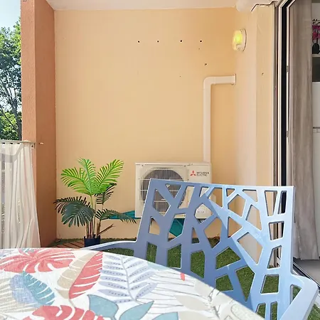 Baie Des Anges Clim, Parking, Terrasse, Piscine Apartamento *